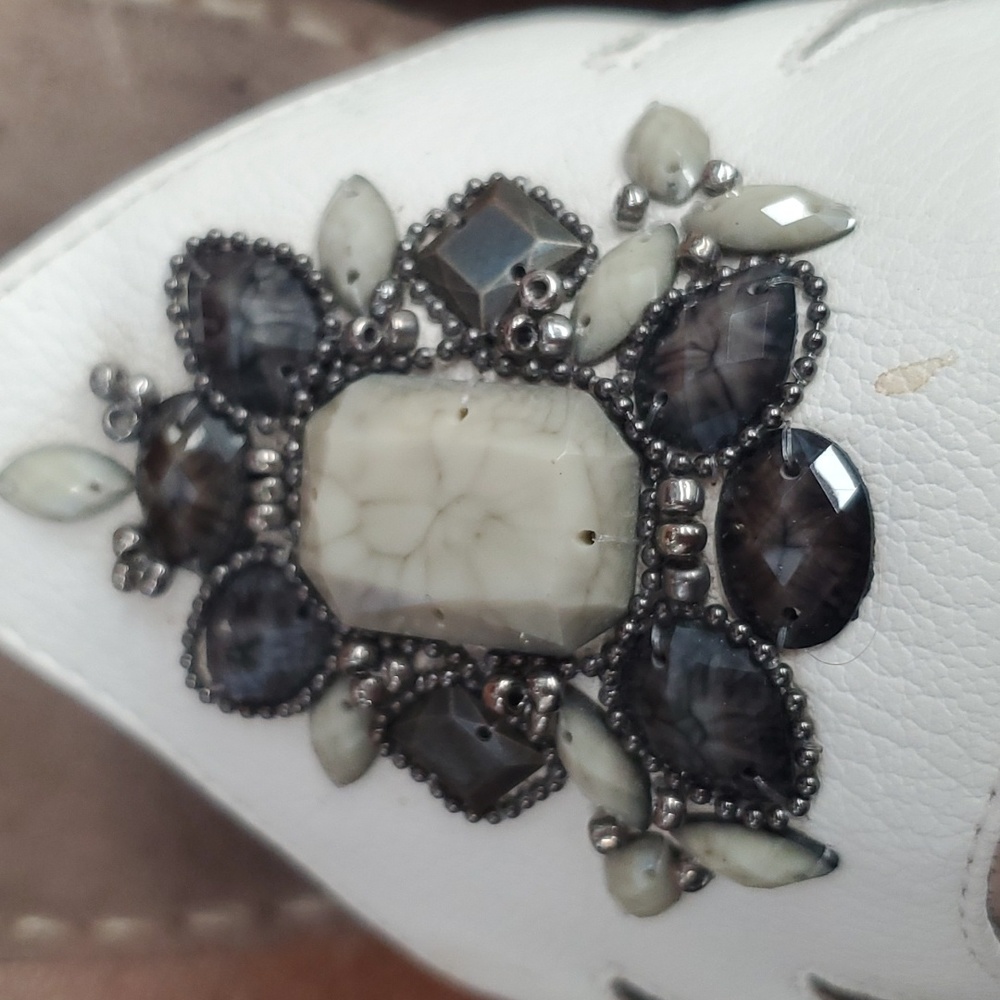 NATURAL SOUL Jewelled Embellished Sandals Size 9 - Picture 10 of 11